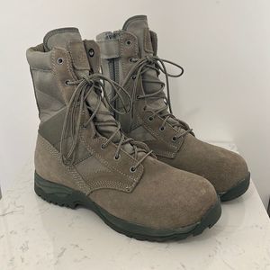 Thorogood sage green work-boots